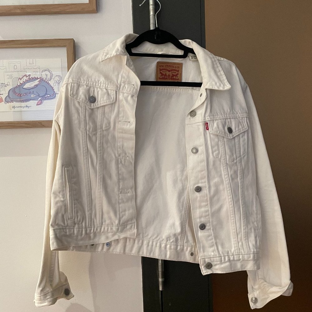 Levi's White Denim Jacket